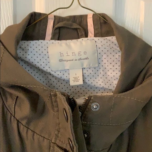 Hinge Army Green Jacket from Nordsrom - Picture 2 of 7